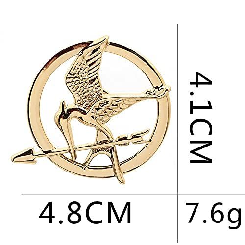 3 Pcs MockingBirds Brooch Set Personality Symbol Animal Birds Film Television Props for Women and Men