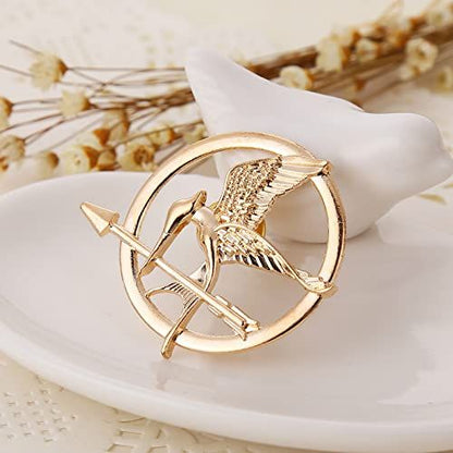 3 Pcs MockingBirds Brooch Set Personality Symbol Animal Birds Film Television Props for Women and Men