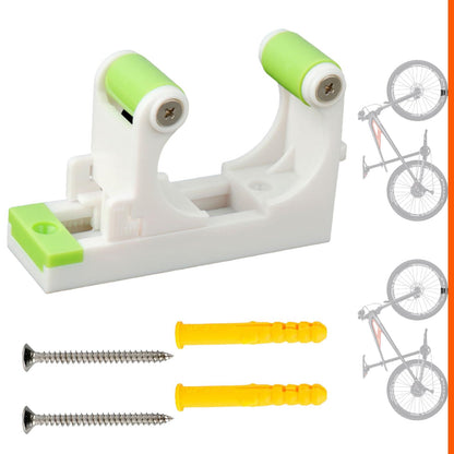 Bike Wall Mount, Adjustable Indoor Hanging Bike Rack for Garage or Home, Vertical Cycling Hanger, Secure Hook, Holder for Road