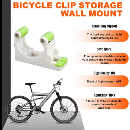 Bike Wall Mount, Adjustable Indoor Hanging Bike Rack for Garage or Home, Vertical Cycling Hanger, Secure Hook, Holder for Road