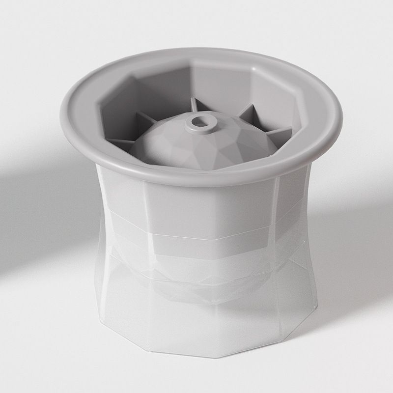 Ice Cube Mold Large-capacity Silicone Ice Tray Household Ice Storage Ice-making Box With Cover Ice Cube Home