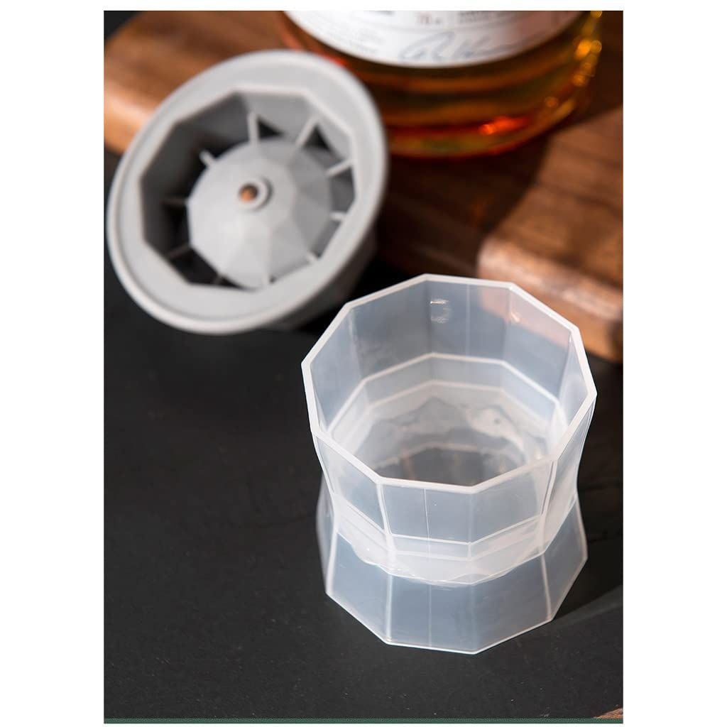 Ice Cube Mold Large-capacity Silicone Ice Tray Household Ice Storage Ice-making Box With Cover Ice Cube Home