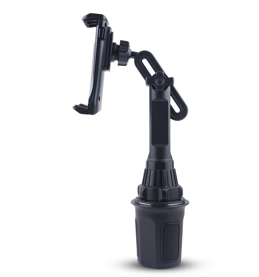 Cup Holder Tablet Mount for Car [Military Grade Cupholder ] Tablet Car Cradle Cup Holder for Truck Car Heavy Duty Adjustable