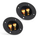2PCS Round 2-Way Speaker Box Terminal Cup Binding Post, Power Speaker Screw-in Terminal Plates, Subwoofer Box Terminal
