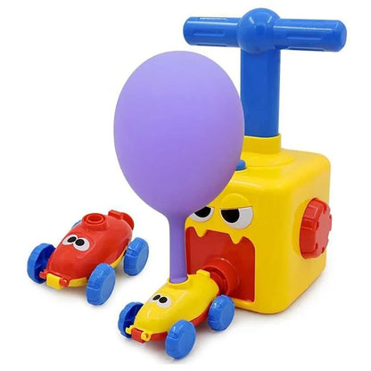 Launcher Toy Set, Balloon Toys for Kids, Inflatable Balloon Pump Racing Car, Balloon Car Toy with Pump Party Supplies