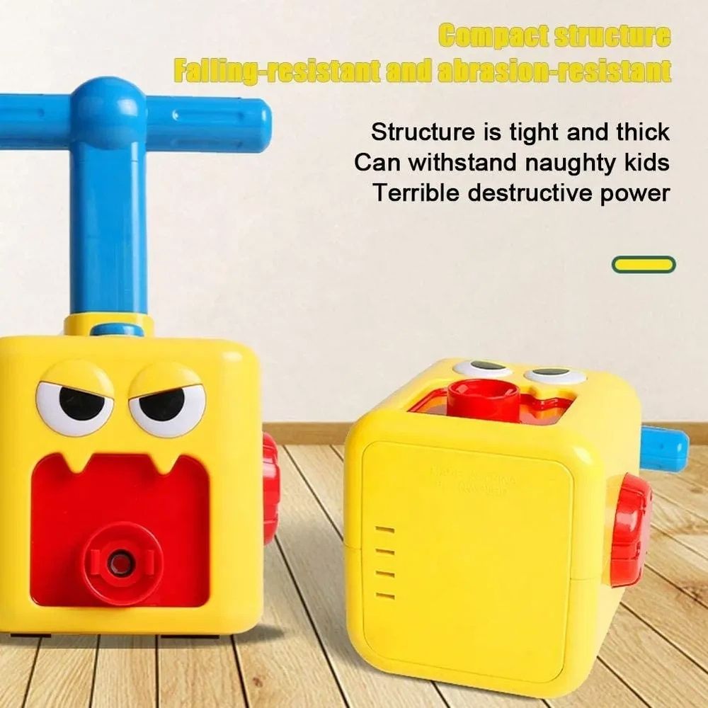 Launcher Toy Set, Balloon Toys for Kids, Inflatable Balloon Pump Racing Car, Balloon Car Toy with Pump Party Supplies