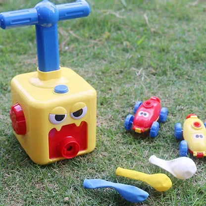 Launcher Toy Set, Balloon Toys for Kids, Inflatable Balloon Pump Racing Car, Balloon Car Toy with Pump Party Supplies