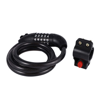 combination lock cable car lock bicycle mountain bike lock bicycle lock universal anti-theft car lock