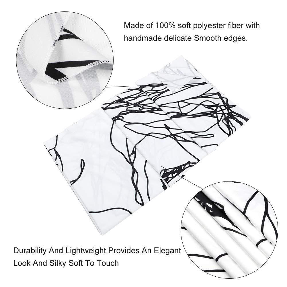 Women/Men Abstract Sketch Art Kiss Lovers Tapestry/Kissing Tapestry Wall Hanging Black and White Line Art Tapestry