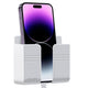 Wall Mount Phone Holder, Phone Stand with Adhesive and Data Cable Receiving Hole, Phone Holder for Shower, Charging, RV