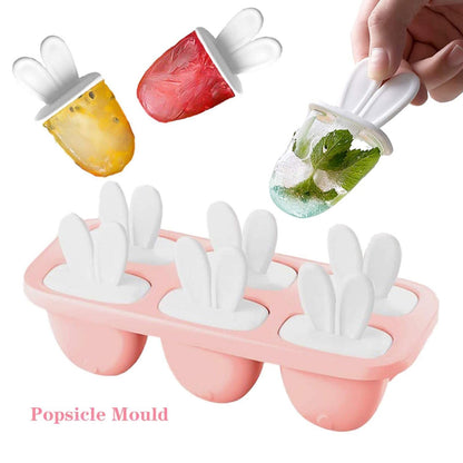 Popsicles Molds, Popsicle Maker Mold Set, Popsicles Molds with Stick, BPA Free Mini Homemade Popsicle Molds for Baby Kids