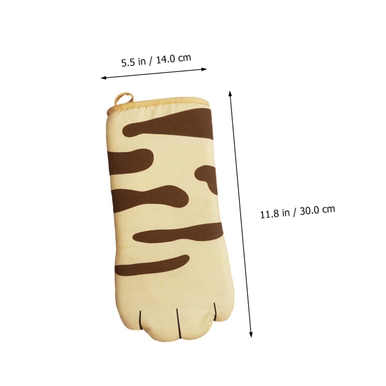 2 pcs Cat's Claw Oven Mitts Cute Oven Mitts Double Oven Glove hot Mitts Oven Pot Holders Baking Mitts Kitchen Mitt Oven Gloves