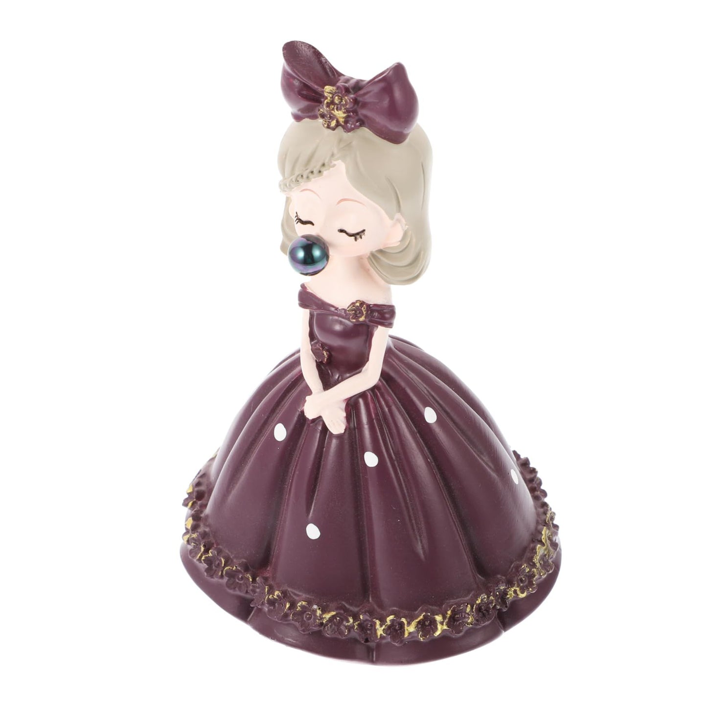 1pc Bubble Girl Ornament Girl Room Decor Car Decoration Creative Craft Desktop Doll Craft Cartoon Girl Decor Birthday Ornament