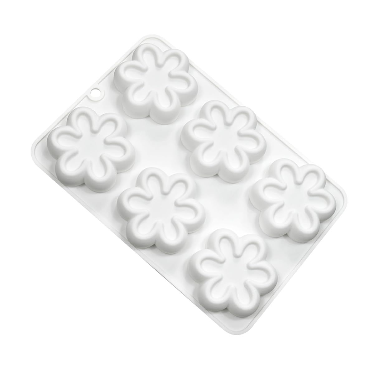Flower Shape Chocolate Candy Molds Silicone Baking Mold Ice Cube Tray-Wedding Festival,Parties and DIY Crafts Pudding