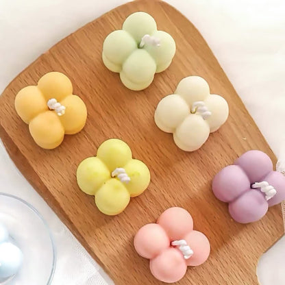 SILICANDO Bubble Candle Silicone Mold, 15 in1 Handmade Soy Wax Mold, 3D Mini Bubble Cube Ball Resin Candle Mold, Mousse Cake