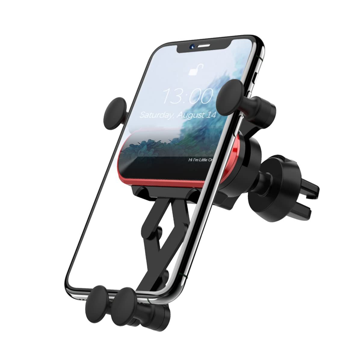 Phone Holder Mount for Car, Adjustable Durable Gravity Phone Holder for Air Vent with Clip，Devices, Fit for Most Cars