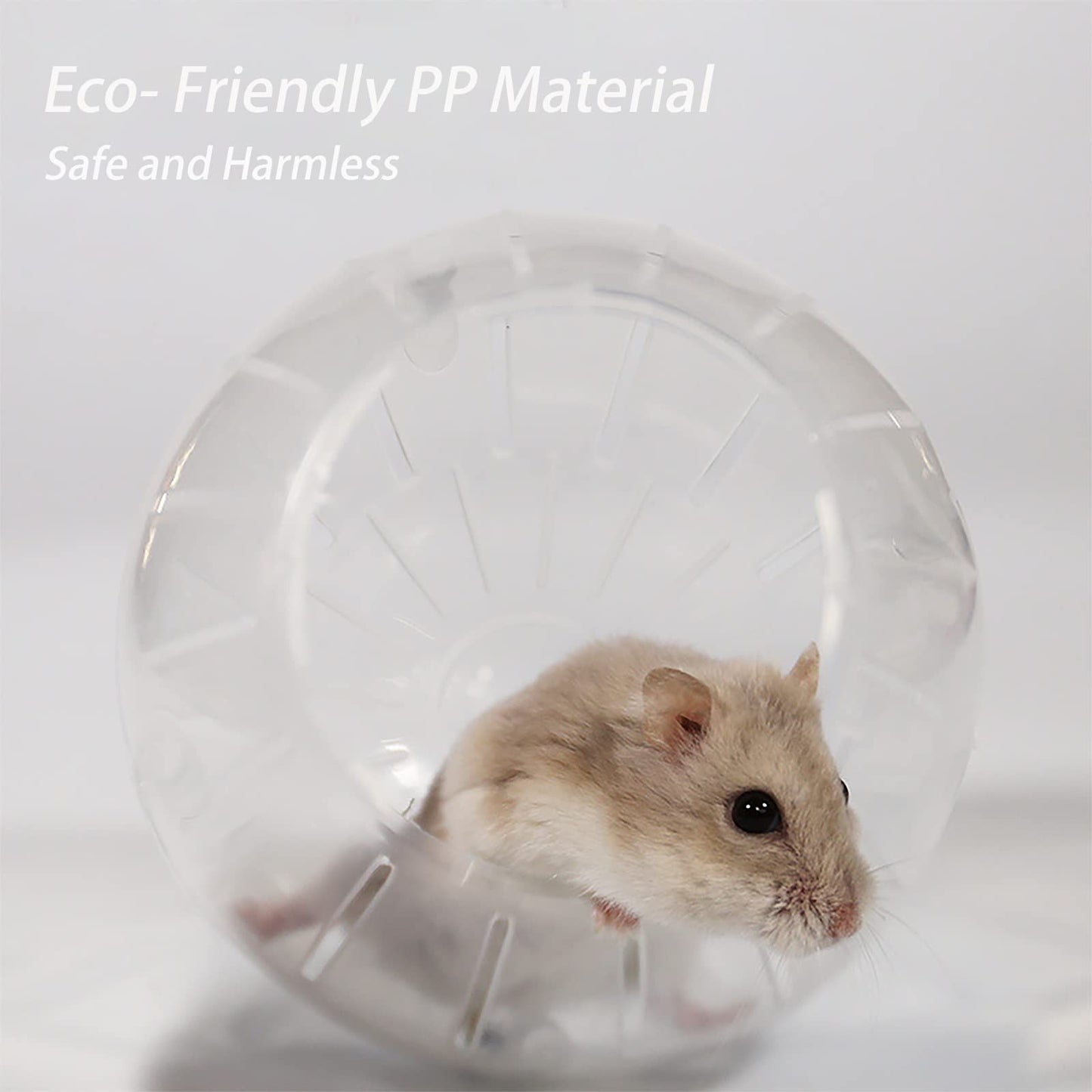Hamster Ball,Hamster Exercise Ball Plastic Exercise Running Ball Toy Sport Ball for Gerbils Chinchillas 12cm Diameter