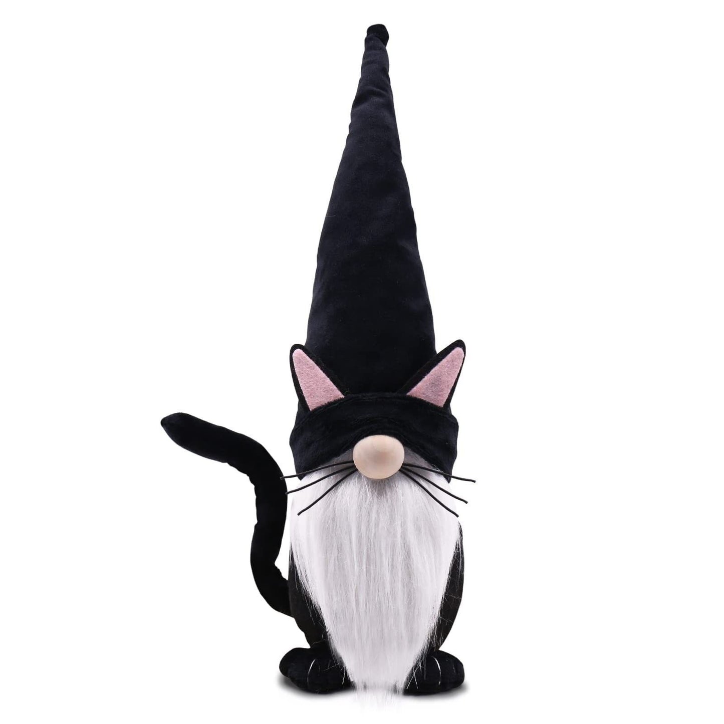 Halloween decorations, dwarf faceless dolls, cat figurines, decorations, Halloween party atmosphere props