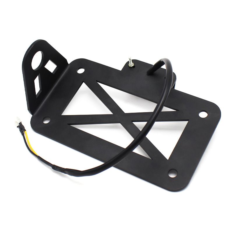 Motorcycle Registration Plate Compatible with Custom Side Mount License Plate Bracket Holder Modifie
