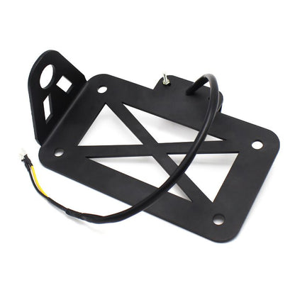 Motorcycle Registration Plate Compatible with Custom Side Mount License Plate Bracket Holder Modifie