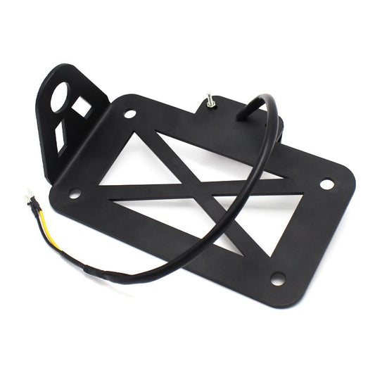 Motorcycle Registration Plate Compatible with Custom Side Mount License Plate Bracket Holder Modifie
