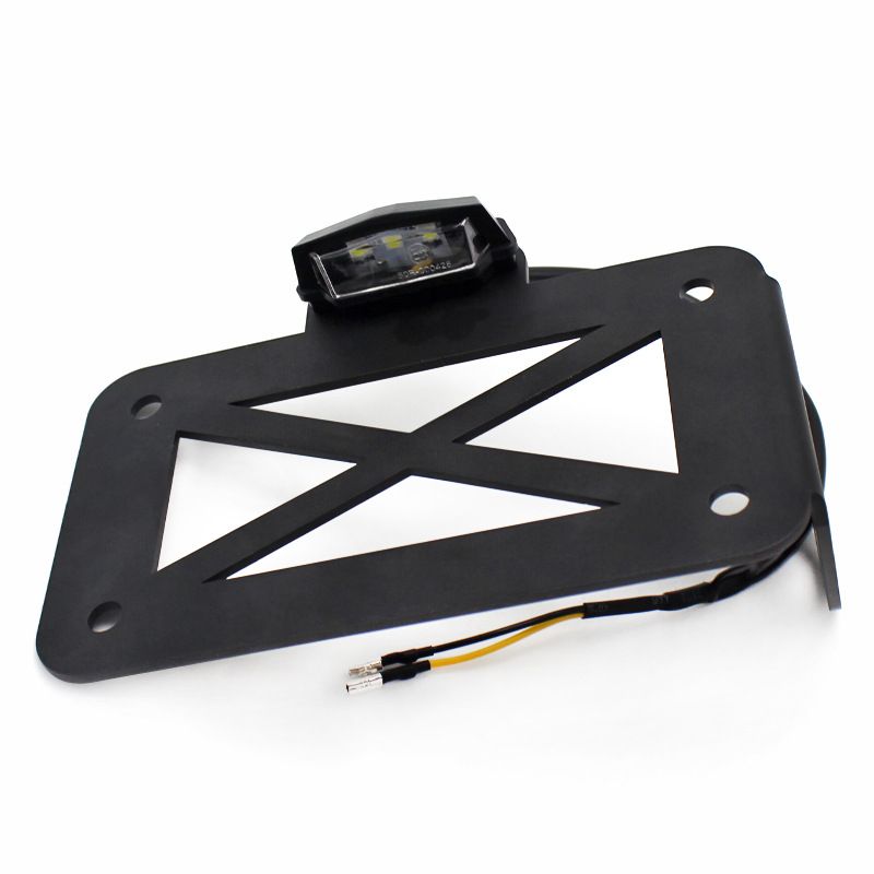 Motorcycle Registration Plate Compatible with Custom Side Mount License Plate Bracket Holder Modifie