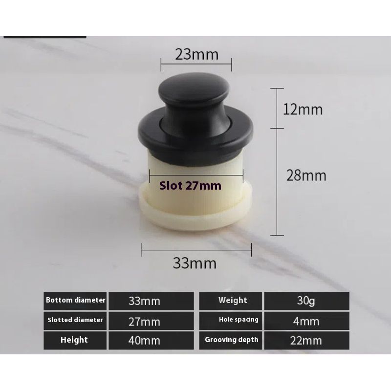 Hidden Embedded Furniture Handles Adjustable Spring Shake Knobs Invisible Handles Pulls and Knobs Cabinet Door Handles 5 pcs