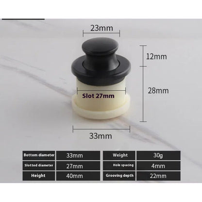 Hidden Embedded Furniture Handles Adjustable Spring Shake Knobs Invisible Handles Pulls and Knobs Cabinet Door Handles 5 pcs