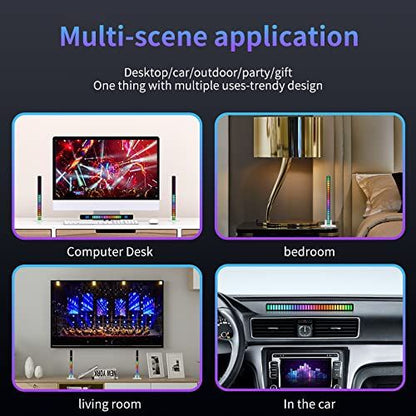 Ambience Sound Activated Light, Sound Control Light, Sound Pickup Light, Voice-Activated Pickup Music Rhythm Light Office, Gaming