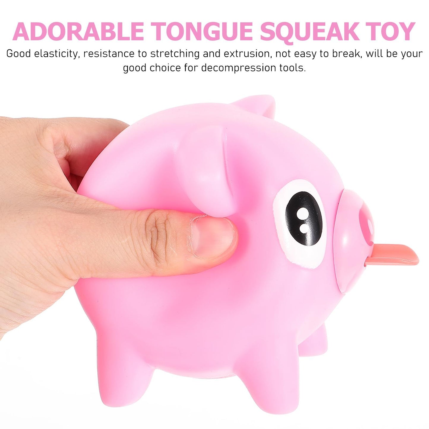 Adorable Screaming Latex Desk Teenagers Toy Play Decompression Animal Toy Pig Children Ball Interesting Kids Games Piggy Adults