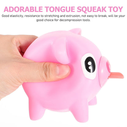 Adorable Screaming Latex Desk Teenagers Toy Play Decompression Animal Toy Pig Children Ball Interesting Kids Games Piggy Adults
