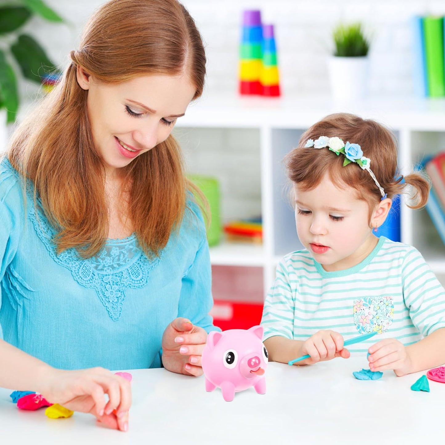 Adorable Screaming Latex Desk Teenagers Toy Play Decompression Animal Toy Pig Children Ball Interesting Kids Games Piggy Adults