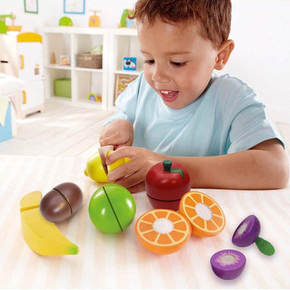 15pcs Play Food for Kids Kitchen Cutting Fruits Toys for Toddlers Pretend Vegetables Gift for Boys Girls Educational Toys