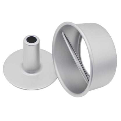 Set of  Pieces Food Cake Pan Aluminum Non-Stick Round Chiffon Cake Baking - 8 inch with Removable Bottoms