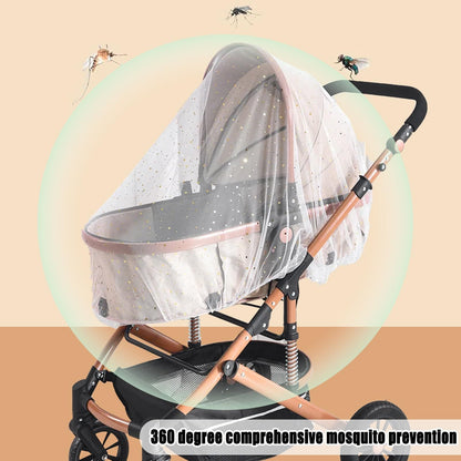 Mosquito Net for Stroller,Baby Pram Net Portable Stroller Netting Cover Perfect Bug Net for Strollers,Bassinets,Mini Crib