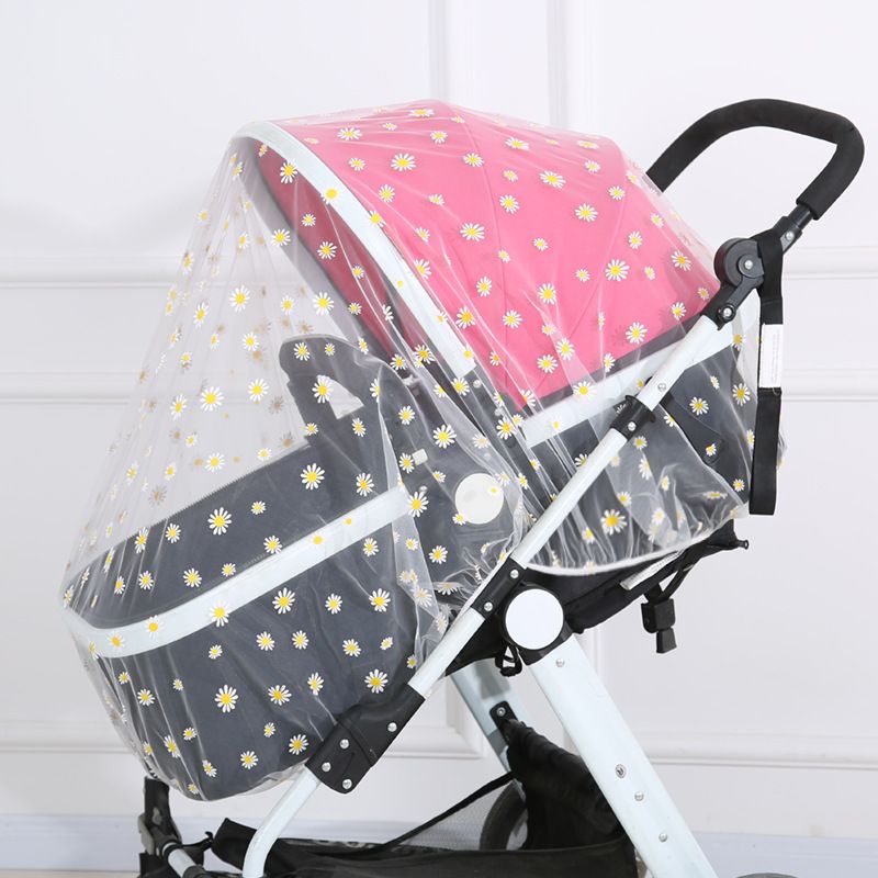 Reliable Baby Stroller Mosquito Net Baby Stroller Full Cover Mosquito Net Print Stroller Mosquito Net for Strollers