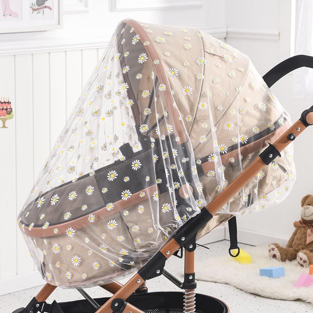 Reliable Baby Stroller Mosquito Net Baby Stroller Full Cover Mosquito Net Print Stroller Mosquito Net for Strollers