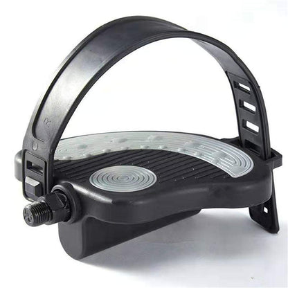 Exercise Bike Pedals with Straps Indoor Stationary Exercise Bike, 
Replacement Exercise Bike Pedals with Durable PVC Straps