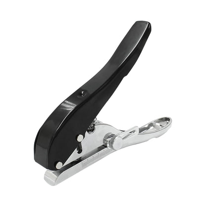 Metal Hole Punch Heavy Duty Single Hole Puncher, Portable Paper Punch for Id Cards PVC Cards Plastic Cardboard
