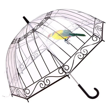 Clear Bubble Umbrella for Girls and Women,Clear Kids Umbrella Dome Shape, Auto Open Transparent Rain Girls