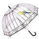 Clear Bubble Umbrella for Girls and Women,Clear Kids Umbrella Dome Shape, Auto Open Transparent Rain Girls