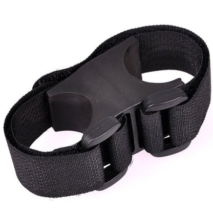 Multi-Purpose Bike Strap Flashlight LED Tourch Mount Holder Bike Lock Clamp Holder Hook&Loop Band Mountain Bicycle Accessories