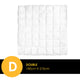 Royal Comfort Bamboo Blend Quilt 250GSM Luxury Duvet 100% Cotton Cover - Double - White - Mekamart Australia