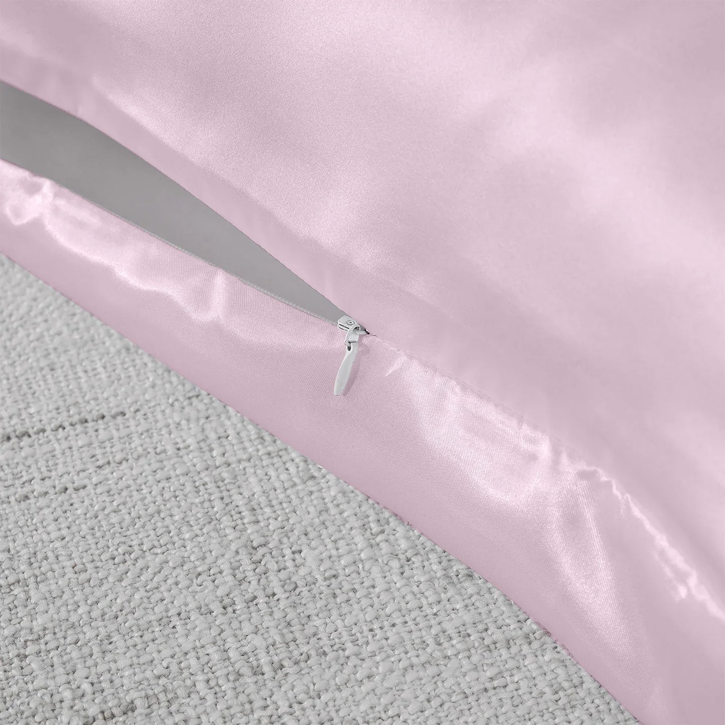 Royal Comfort Mulberry Soft Silk Hypoallergenic Pillowcase Twin Pack 51 x 76cm - Lilac - Mekamart Australia