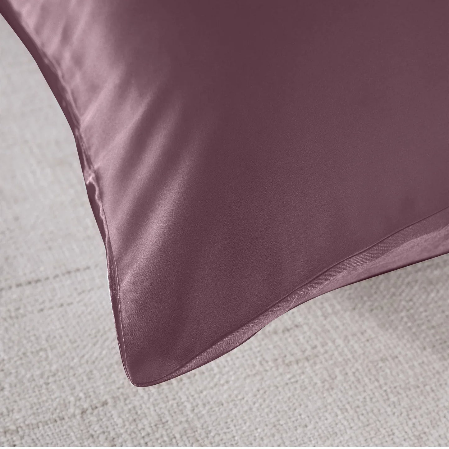 Royal Comfort Pure Silk Pillow Case 100% Mulberry Silk Hypoallergenic Pillowcase - Malaga Wine - Mekamart Australia