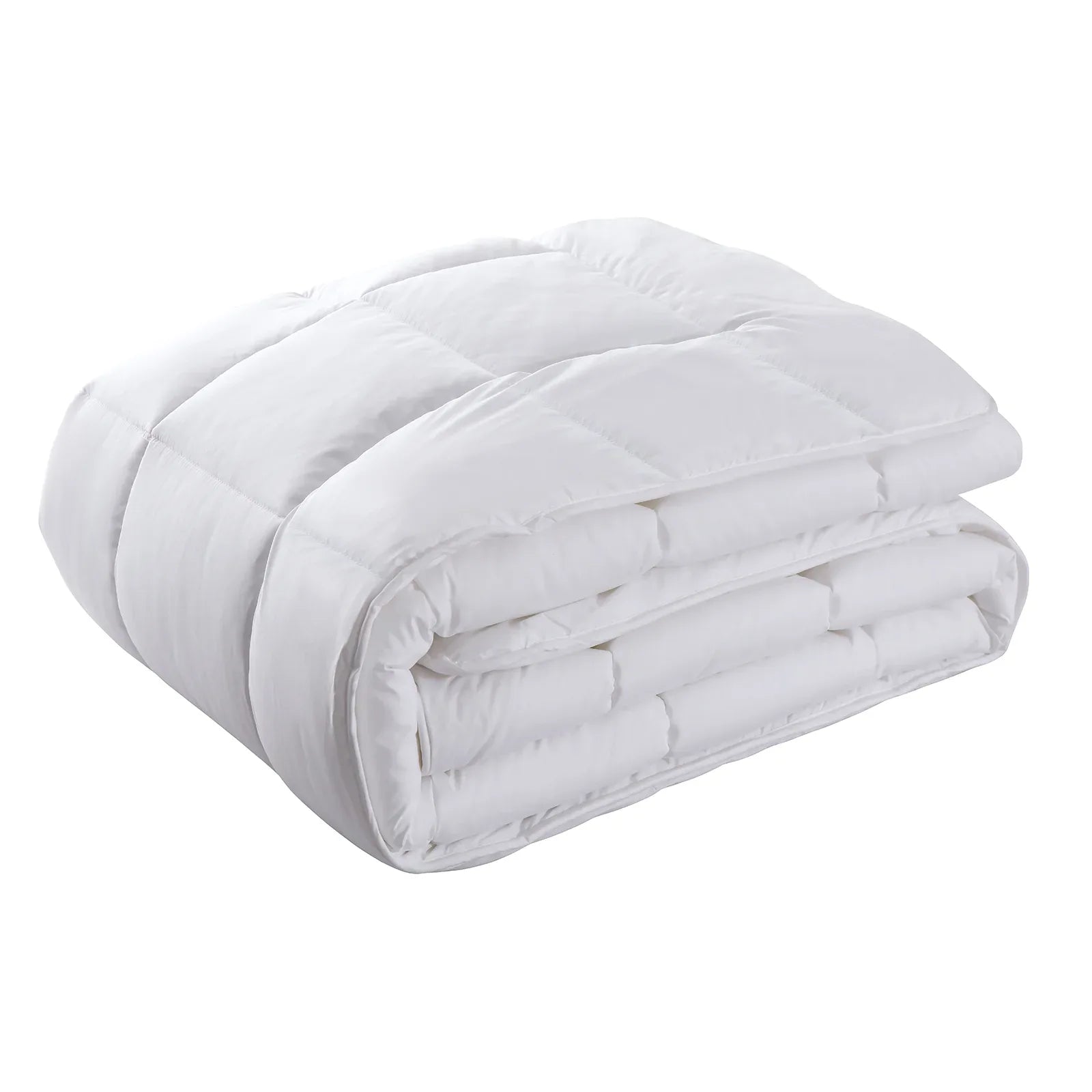 Royal Comfort 800GSM Silk Blend Quilt Duvet Ultra Warm Winter Weight - Single - White - Mekamart Australia