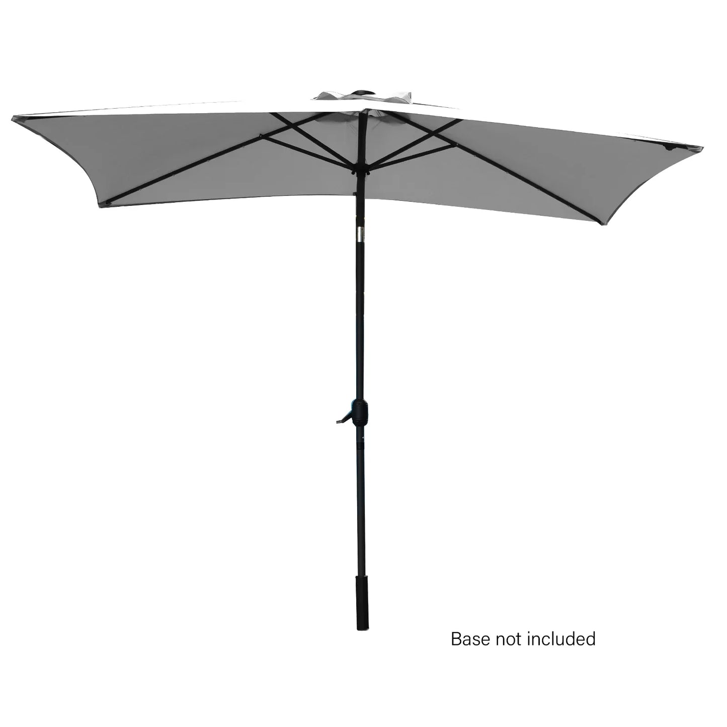 Arcadia Furniture Umbrella 3 Metre Umbrella with Solar LED Lights Garden Yard - Grey - Mekamart Australia