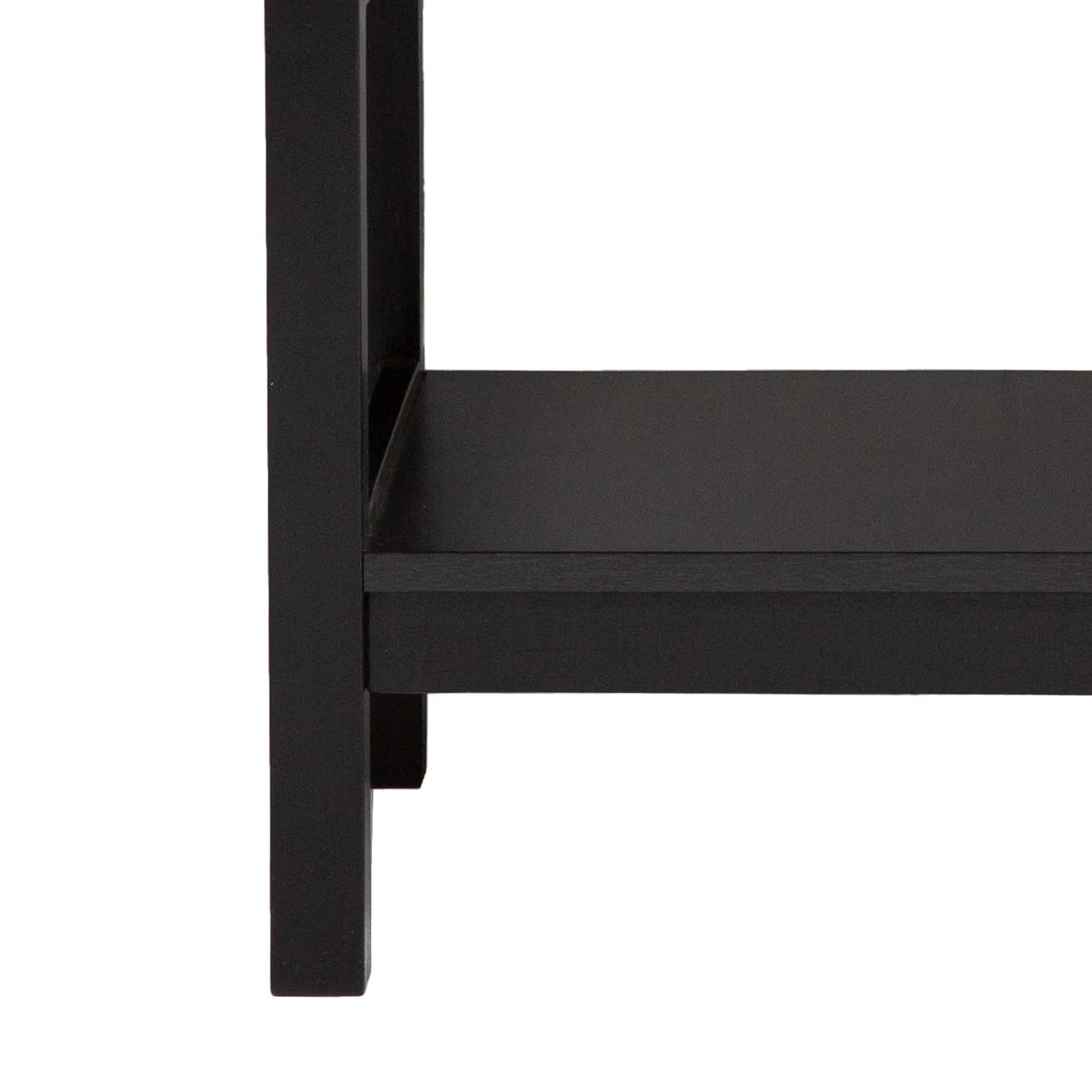 Casa Decor Tulum Rattan Bedside Table Drawers Table Nightstand Cabinet Black - Mekamart Australia