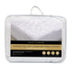 Royal Comfort 1200GSM Deluxe 7-Zone Mattress Topper Luxury Gusset Breathable - Double - White - Mekamart Australia