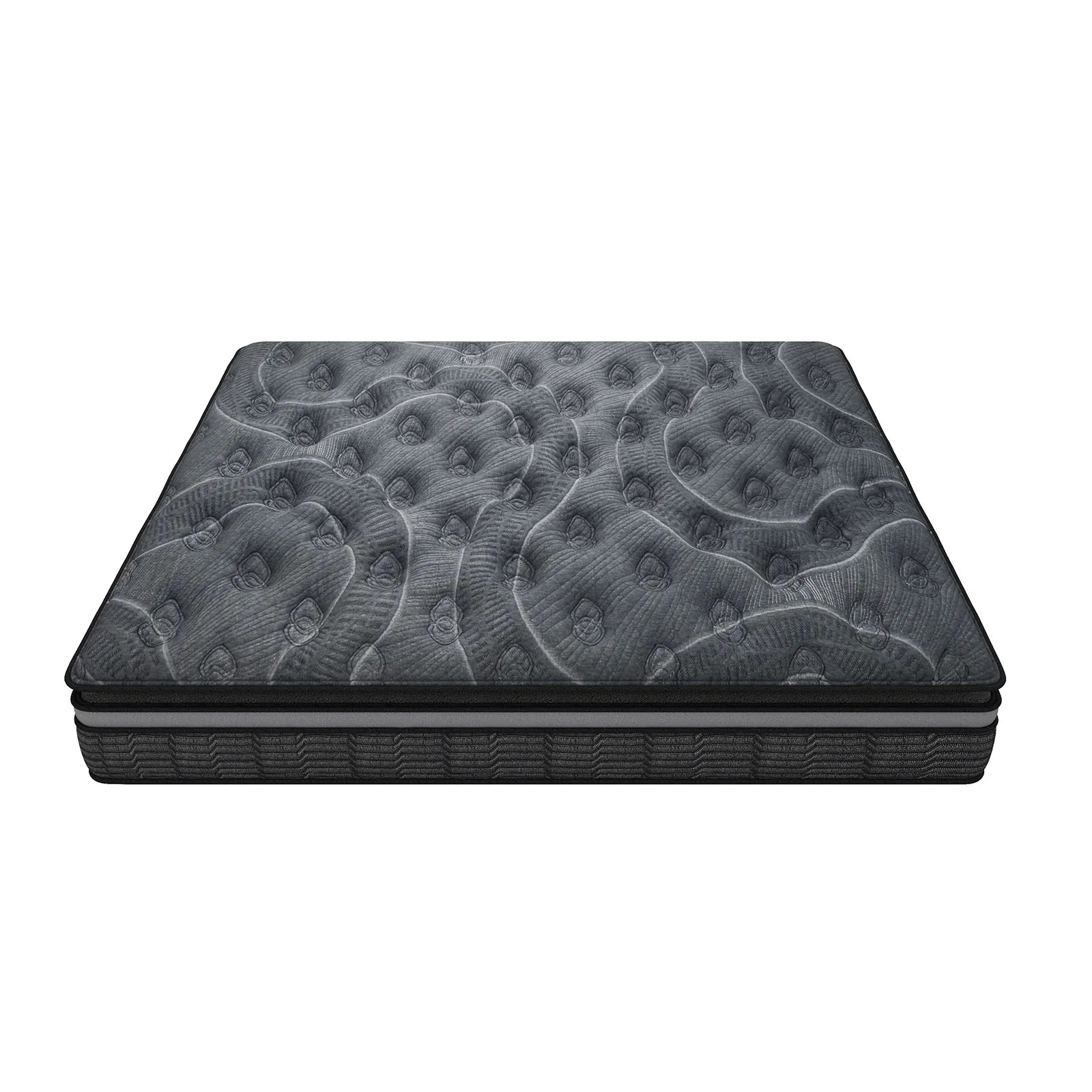 Cloud Zone Double Layer Euro Top Pocket Spring Mattress Plush Medium Firm 34cm - Single - Mekamart Australia